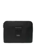 FURSAC leather laptop bag - Black