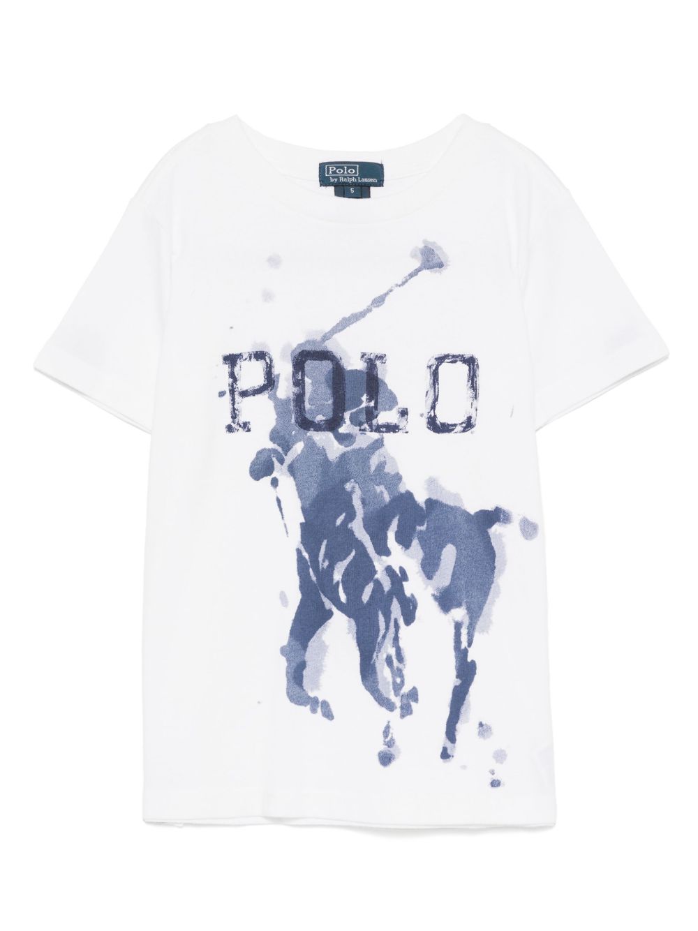 POLO RALPH LAUREN KIDS graphic print T-shirt - White