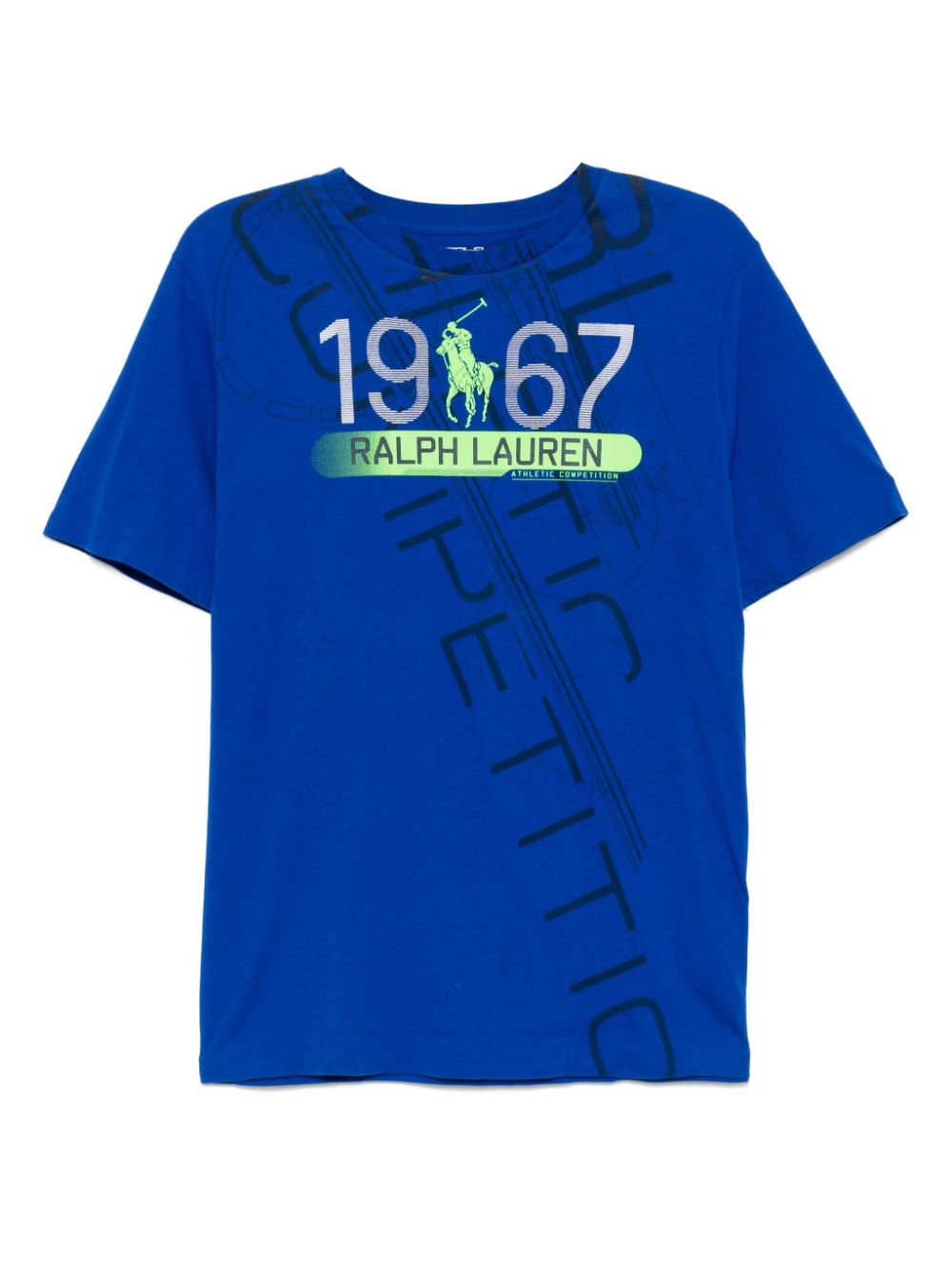 POLO RALPH LAUREN KIDS graphic print T-shirt - Blue