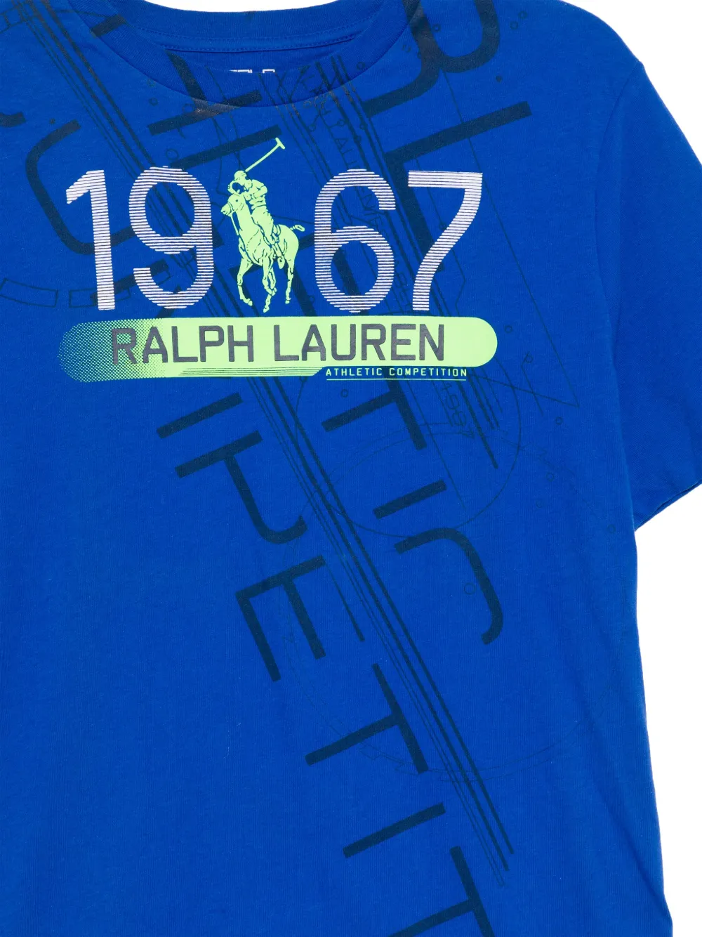 POLO RALPH LAUREN KIDS T-shirt met grafische print Blauw