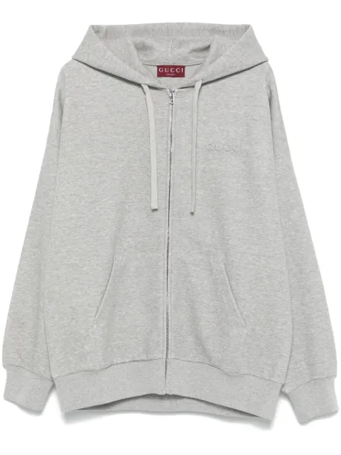 Gucci logo-embossed hoodie
