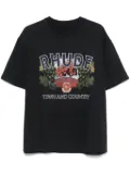 RHUDE Town and Country T-shirt - Black