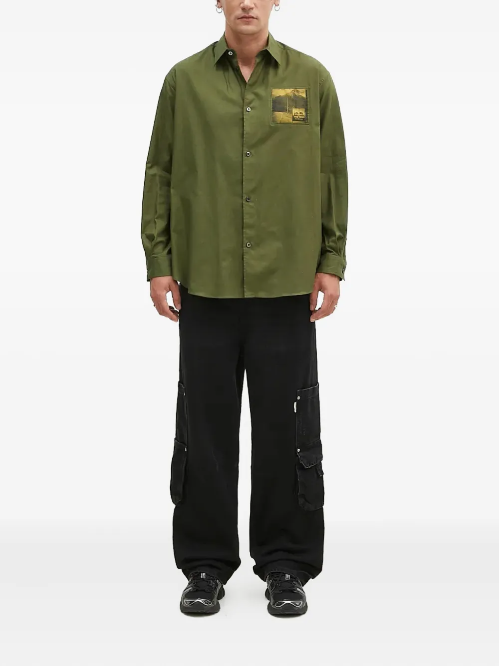 Undercover pocket button shirt - Groen