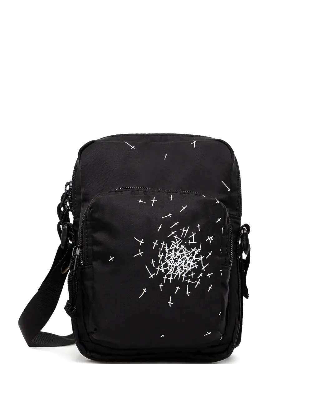 Undercover small graphic buckle messenger bag | Black | Image 1