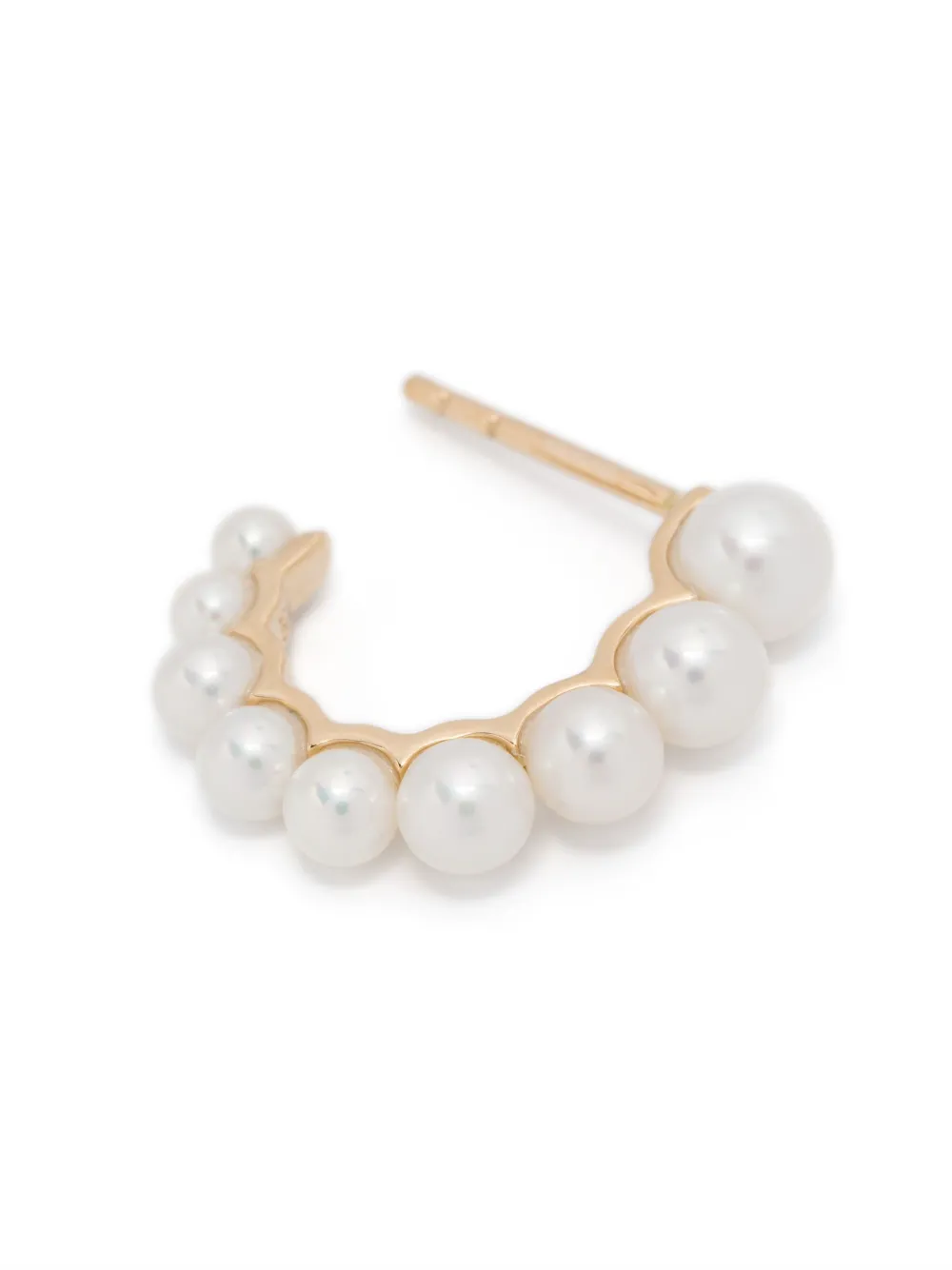 Sophie Bille Brahe Orecchino Petit Boucle de Perle in oro giallo 14kt | Orecchini | Image 3