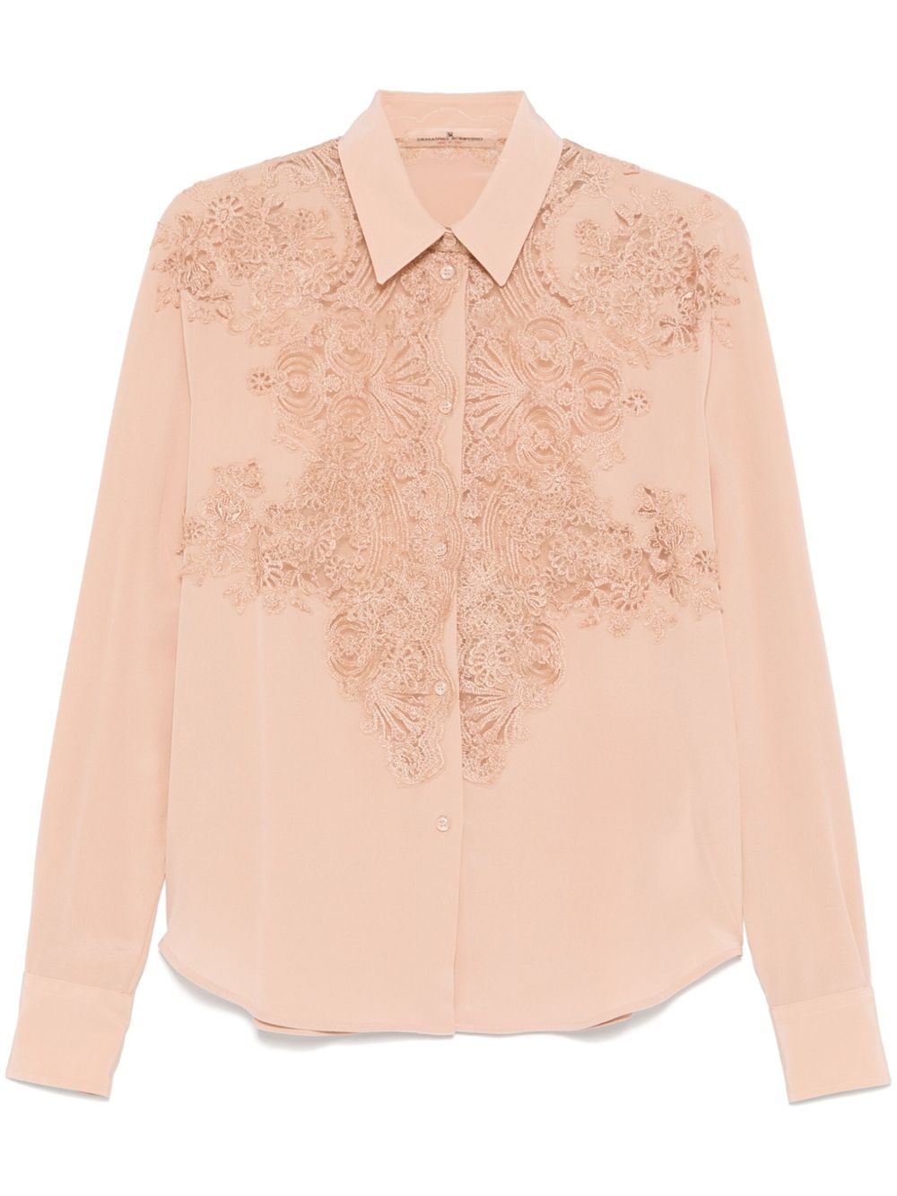 Ermanno Scervino Blouse met kant detail Roze