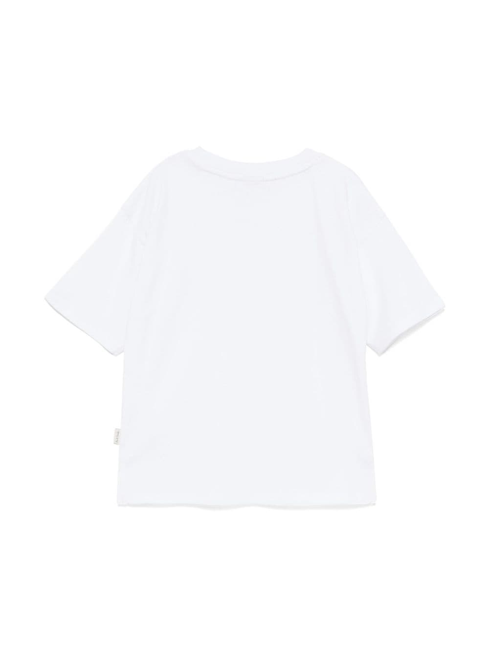 Paul Smith Junior T-shirt met holografische print - Wit