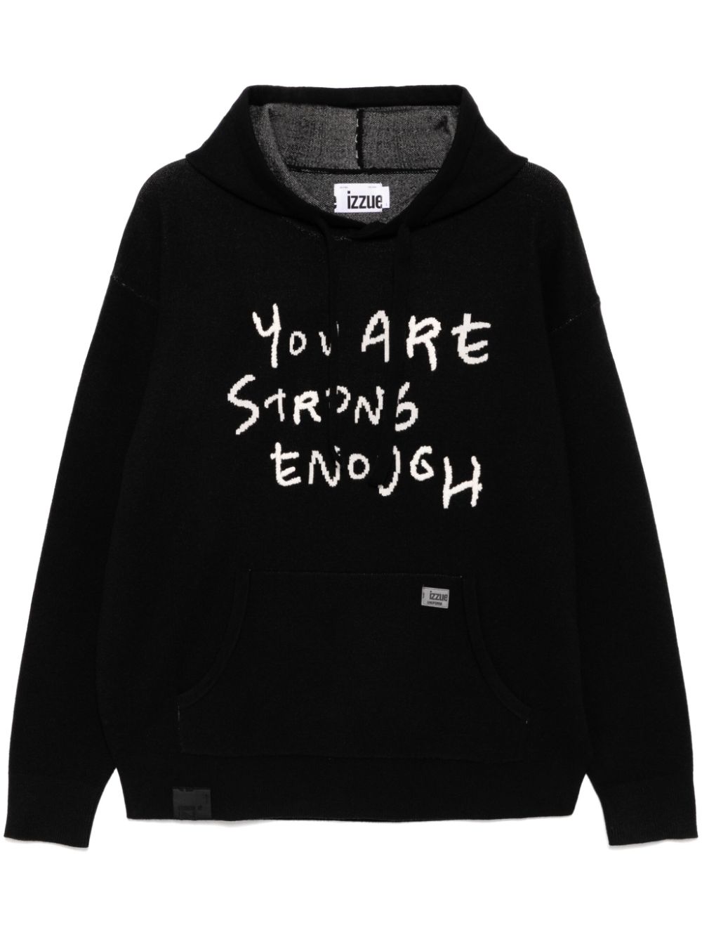 embroidered hoodie