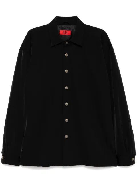 424 logo-patched jacket
