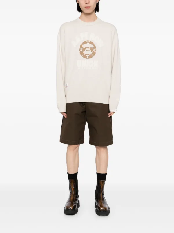 完売必至 関送込【AAPE by A BATHING APE】ロゴ プルオーバー AAPE BY *A BATHING APE® ロゴ プルオーバー | ニュートラル
