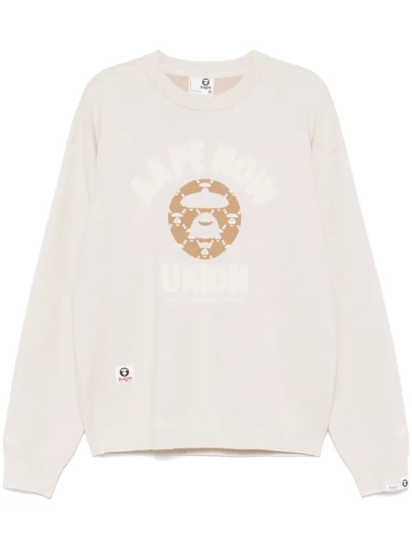 完売必至 関送込【AAPE by A BATHING APE】ロゴ プルオーバー AAPE BY *A BATHING APE® ロゴ プルオーバー | ニュートラル