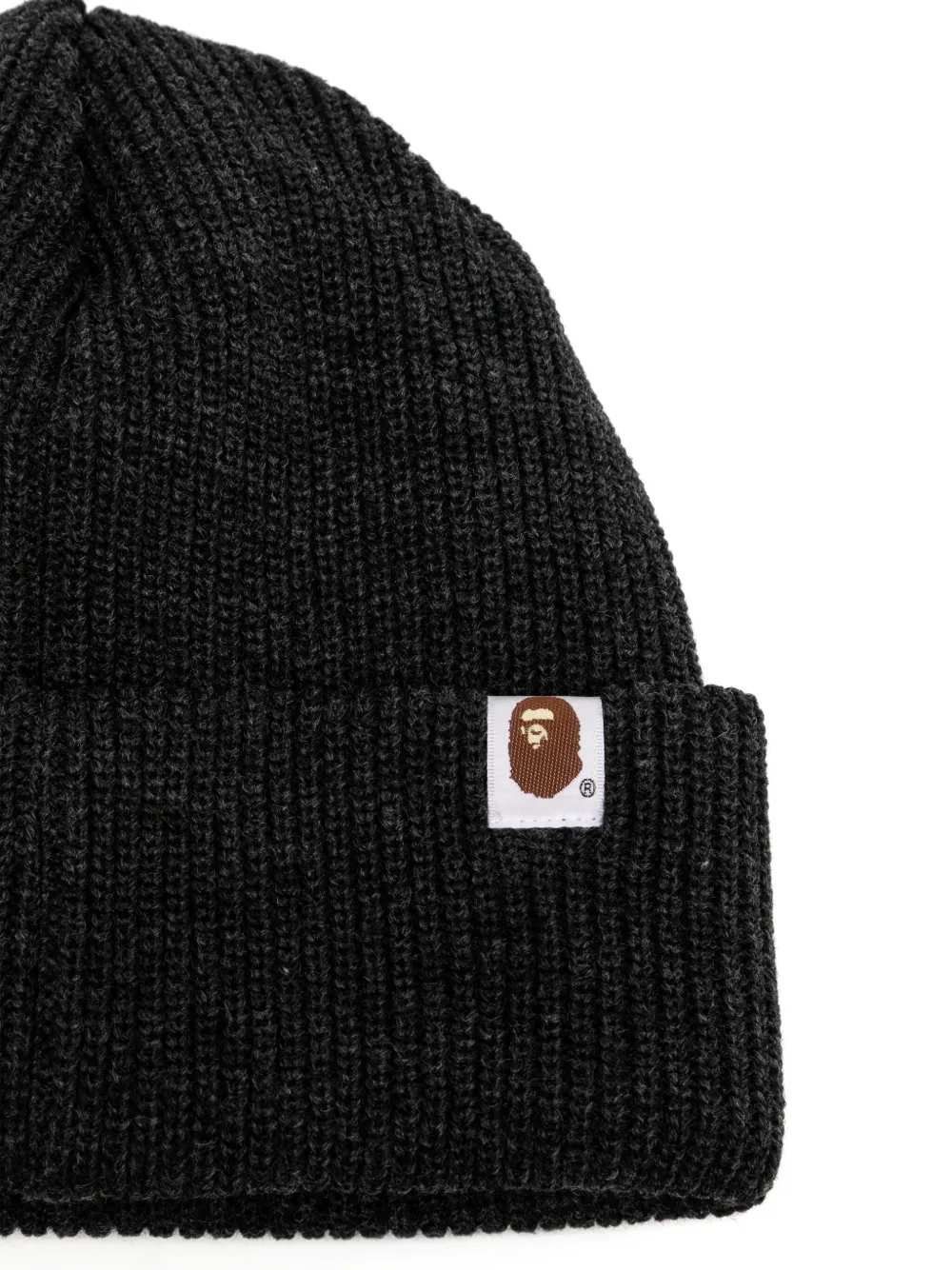 A BATHING APE® Muts met logopatch - Zwart