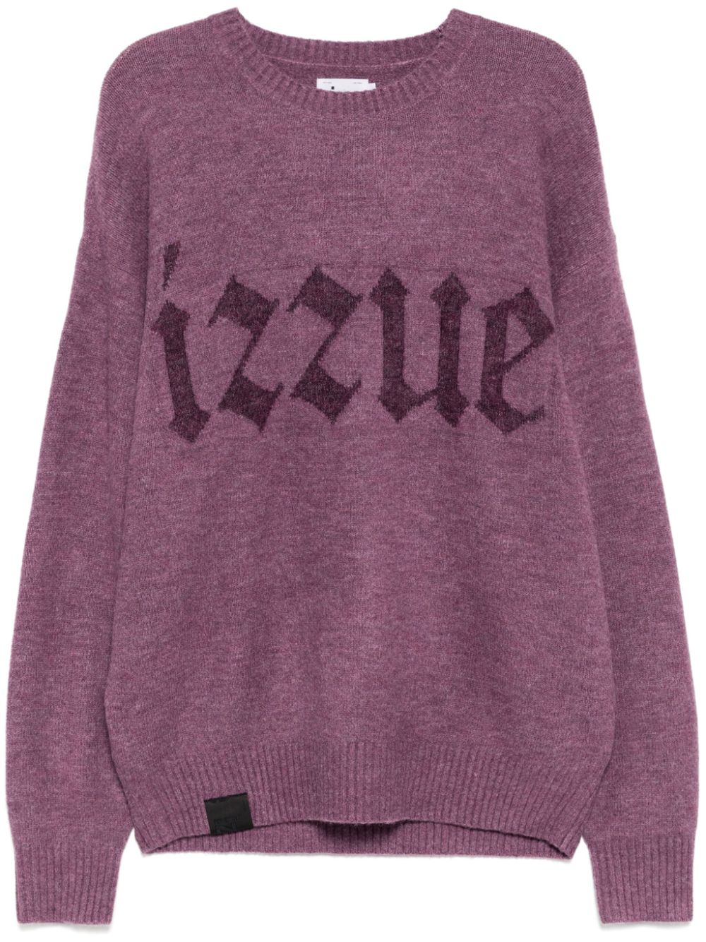 logo-jacquard jumper