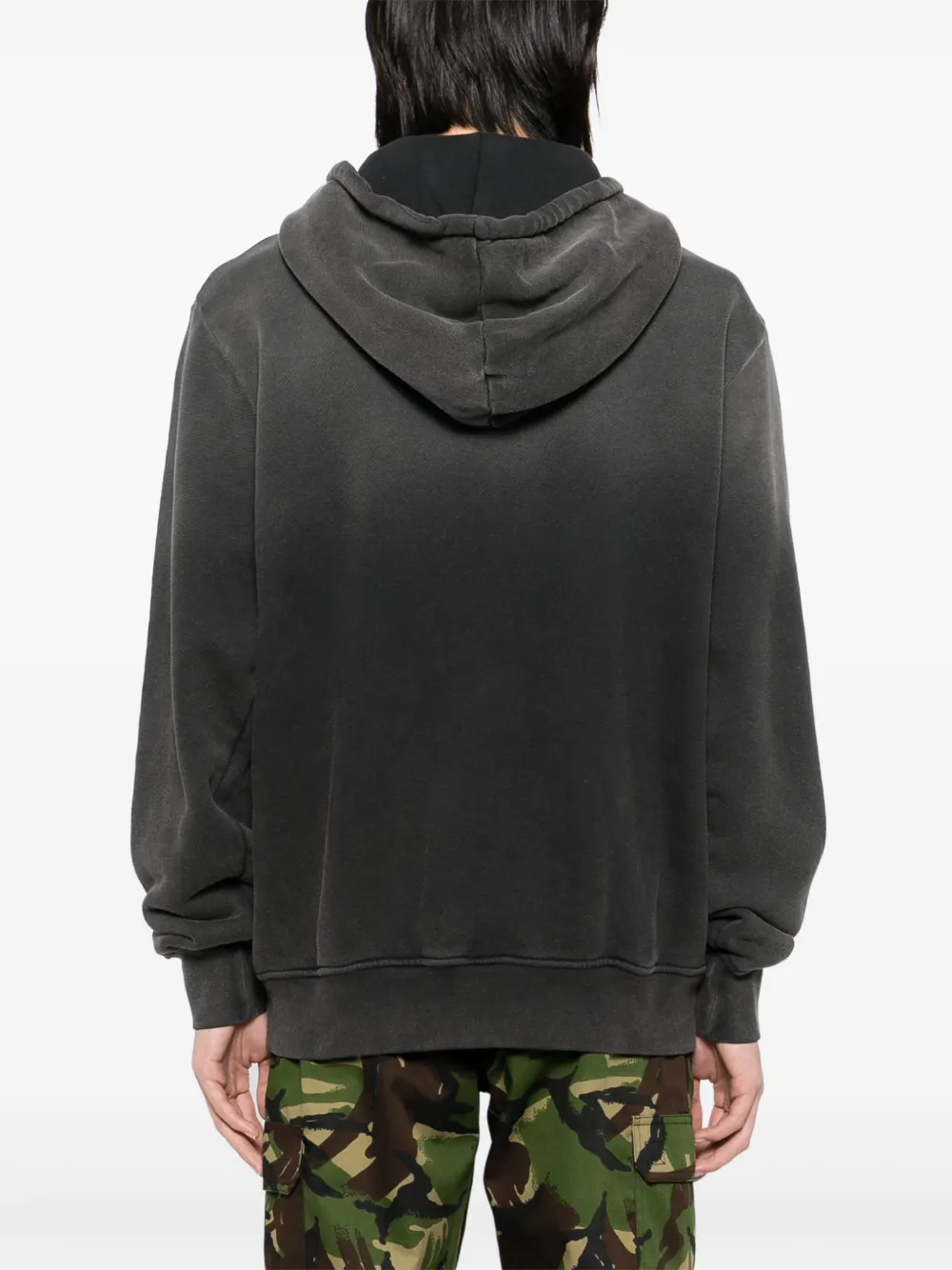 424 Hoodie met geborduurd logo Zwart