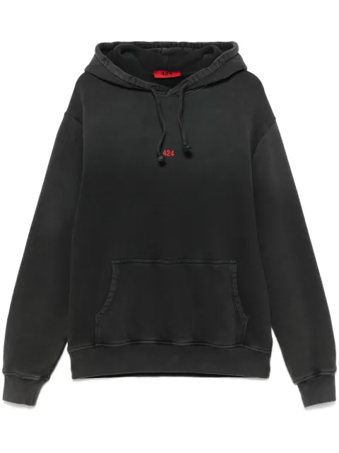 424 hoodie con logo bordado