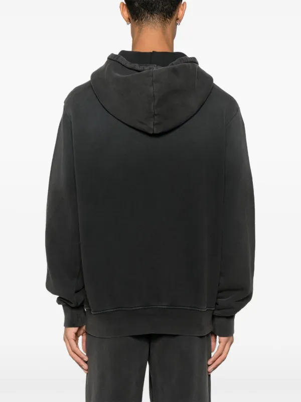 424 logo-embroidered Hoodie | Black | FARFETCH AO