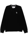 izzue logo-patched jumper - Black