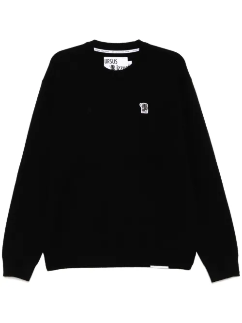 Izzue pull à patch logo - Noir - izzue - Modalova