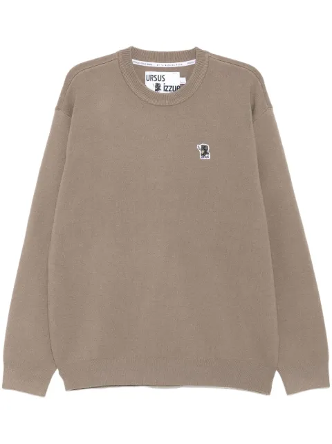 izzue logo-patch jumper