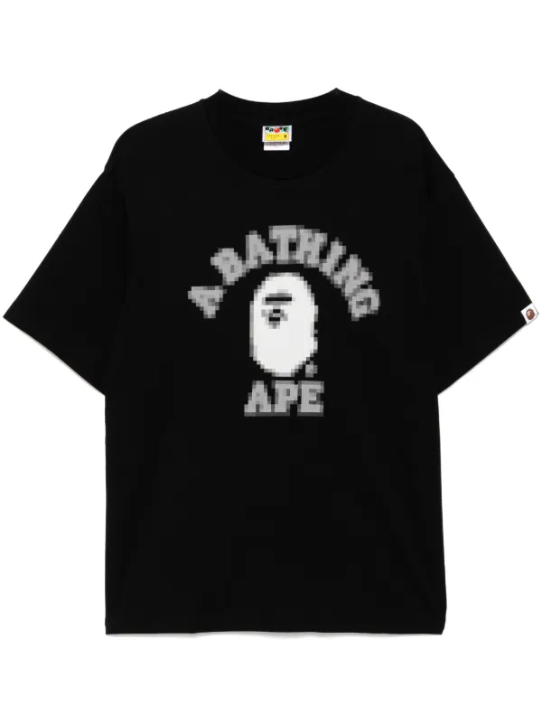 売れ筋がひ贈り物！ A BATHING JP FARFETCH | ブラック | Tシャツ ロゴ APE® トップス