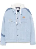AAPE BY *A BATHING APE® logo patched denim jacket - Blue