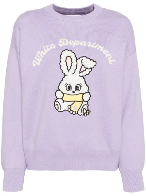 CHOCOOLATE embroidered crew neck jumper