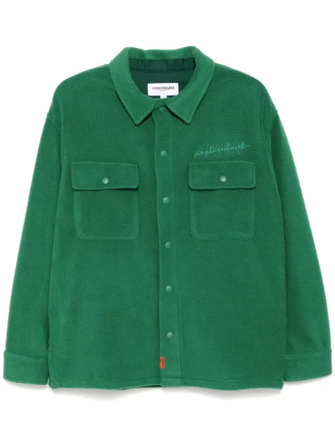 CHOCOOLATE sobrecamisa con logo bordado