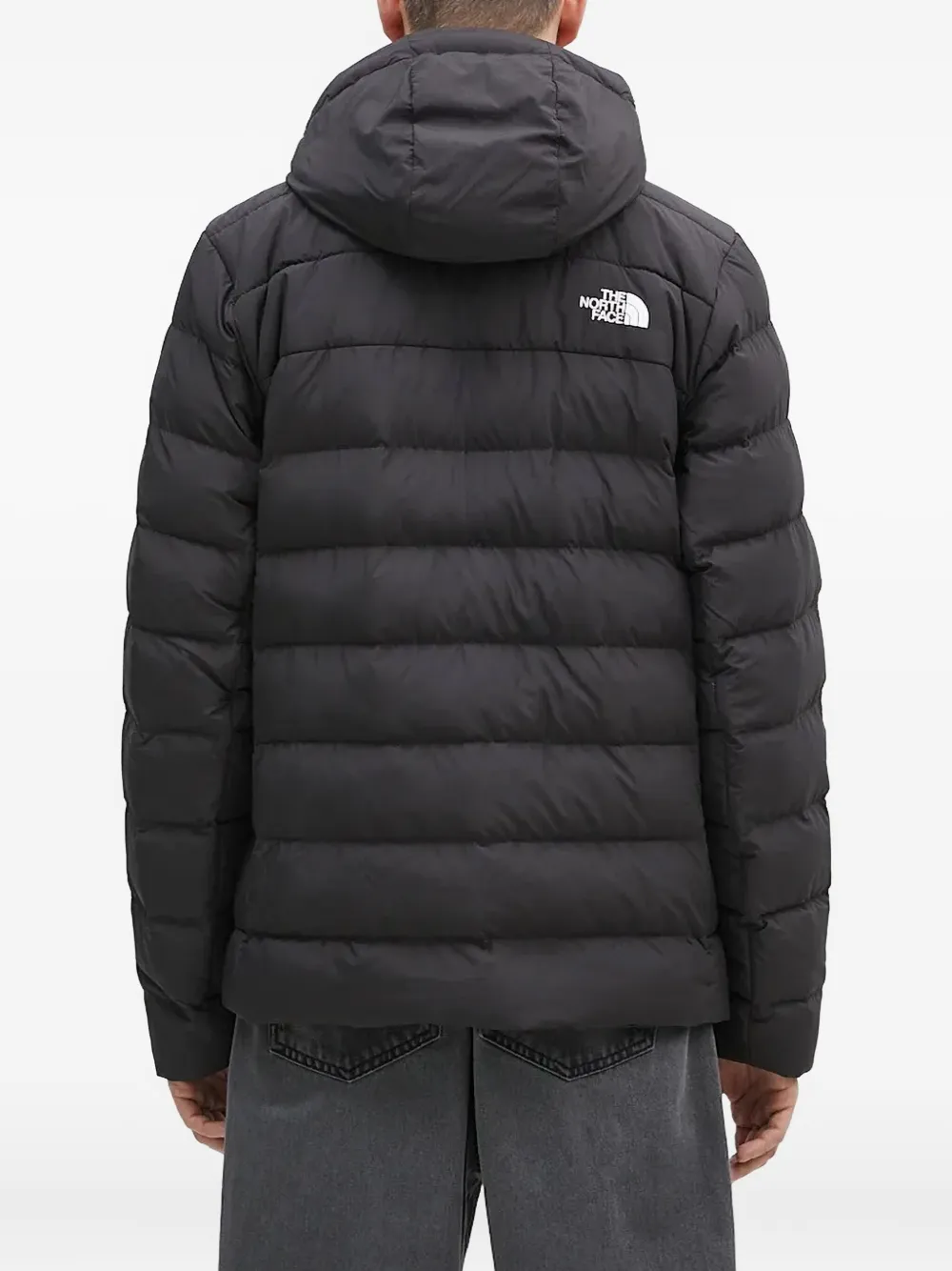 The North Face Aconcagua 3 gewatteerd jack met capuchon Zwart