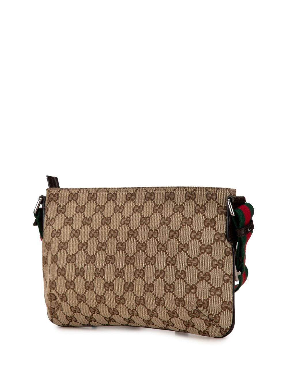 Gucci Pre-Owned 2000-2015 GG Canvas Web crossbody bag - Bruin