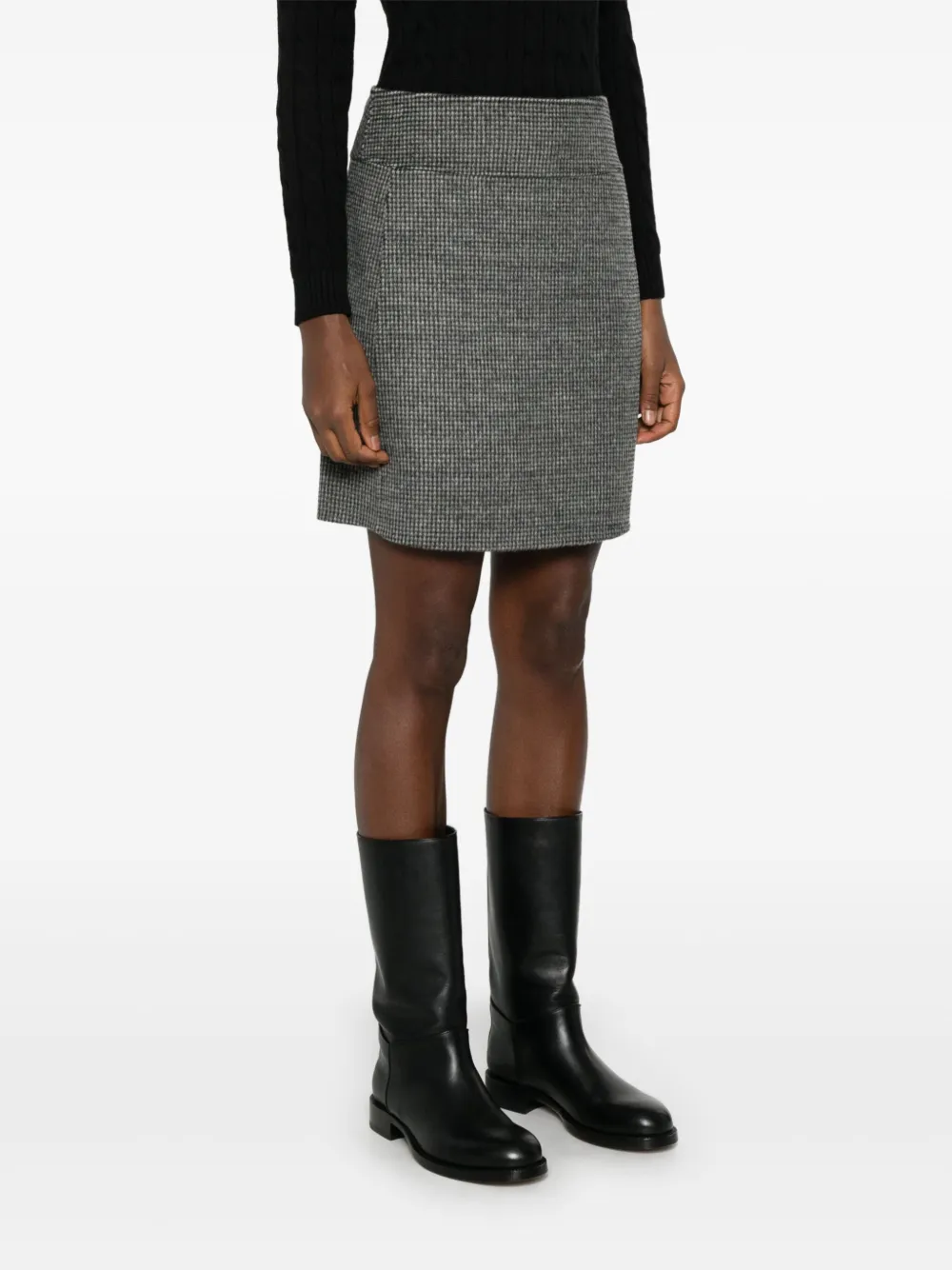 'S Max Mara Mini-rok met print Grijs