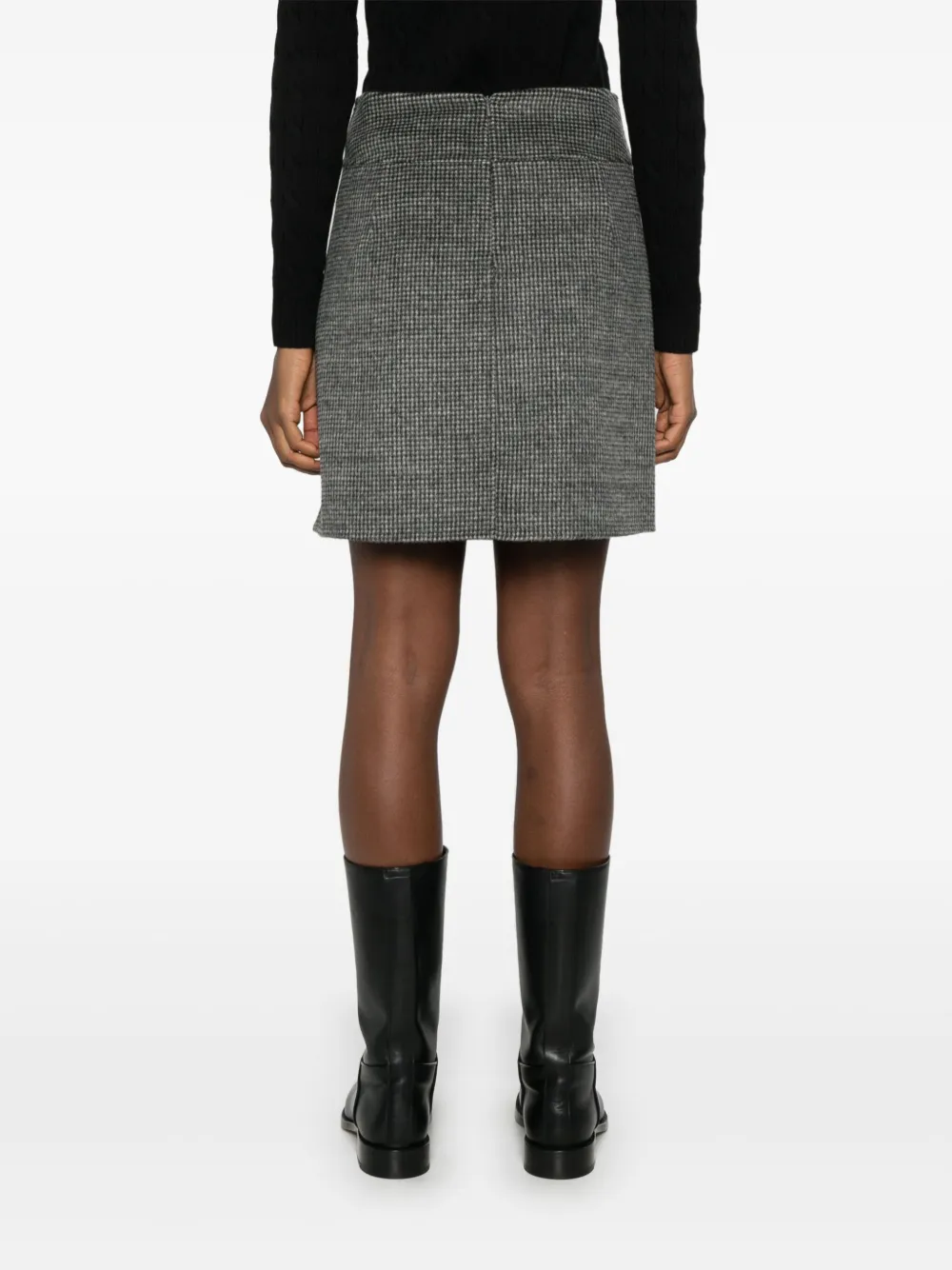 'S Max Mara Mini-rok met print Grijs