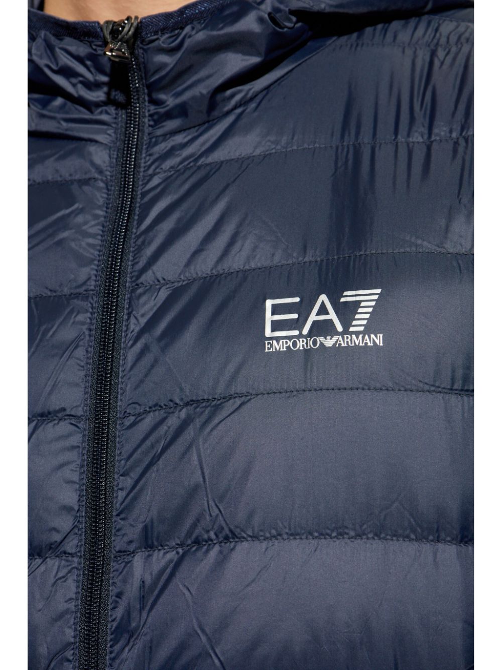 Ea7 Emporio Armani logo-print padded jacket Men