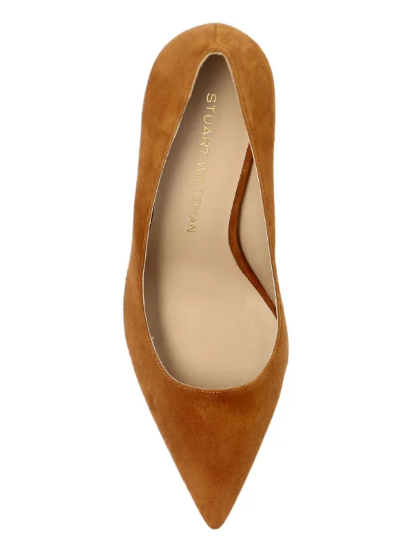 シューズ・サンダルその他 STAUD Woman High heel shoes Brown F24P4002NN TANN Women's STEVE MADDEN Signal Square Toe Slide Heels Tan