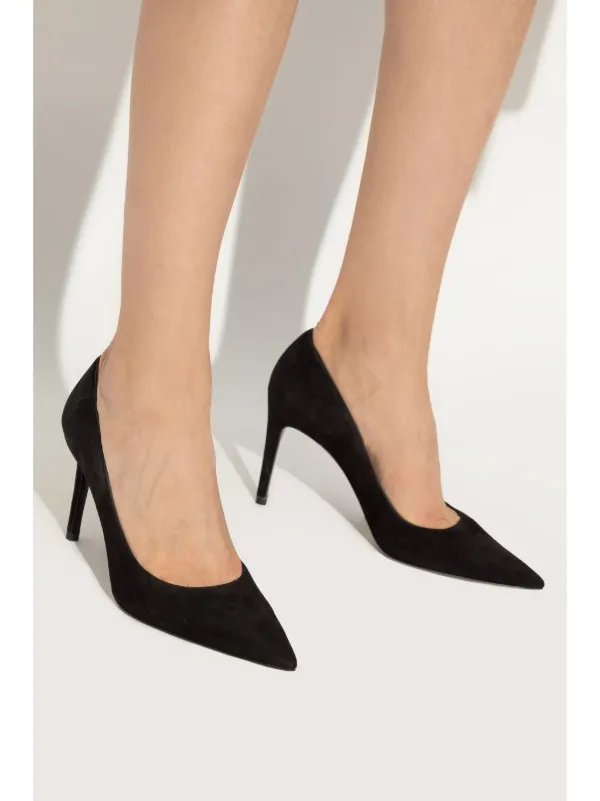 Stuart Weitzman スエード パンプス | ブラック | FARFETCH JP