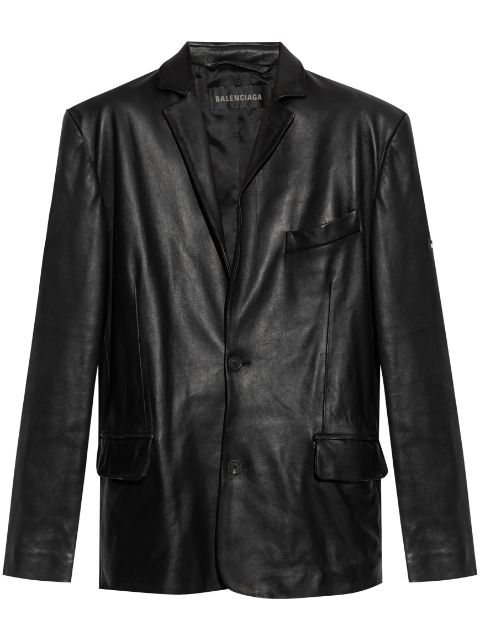 Balenciaga lambskin oversized jacket