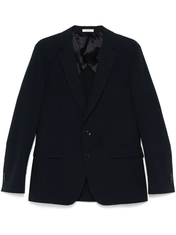FURSAC Seersucker Blazer in Blue