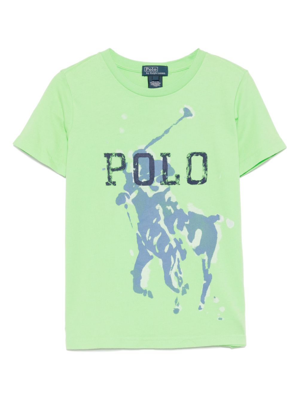 POLO RALPH LAUREN KIDS graphic print T-shirt - Green