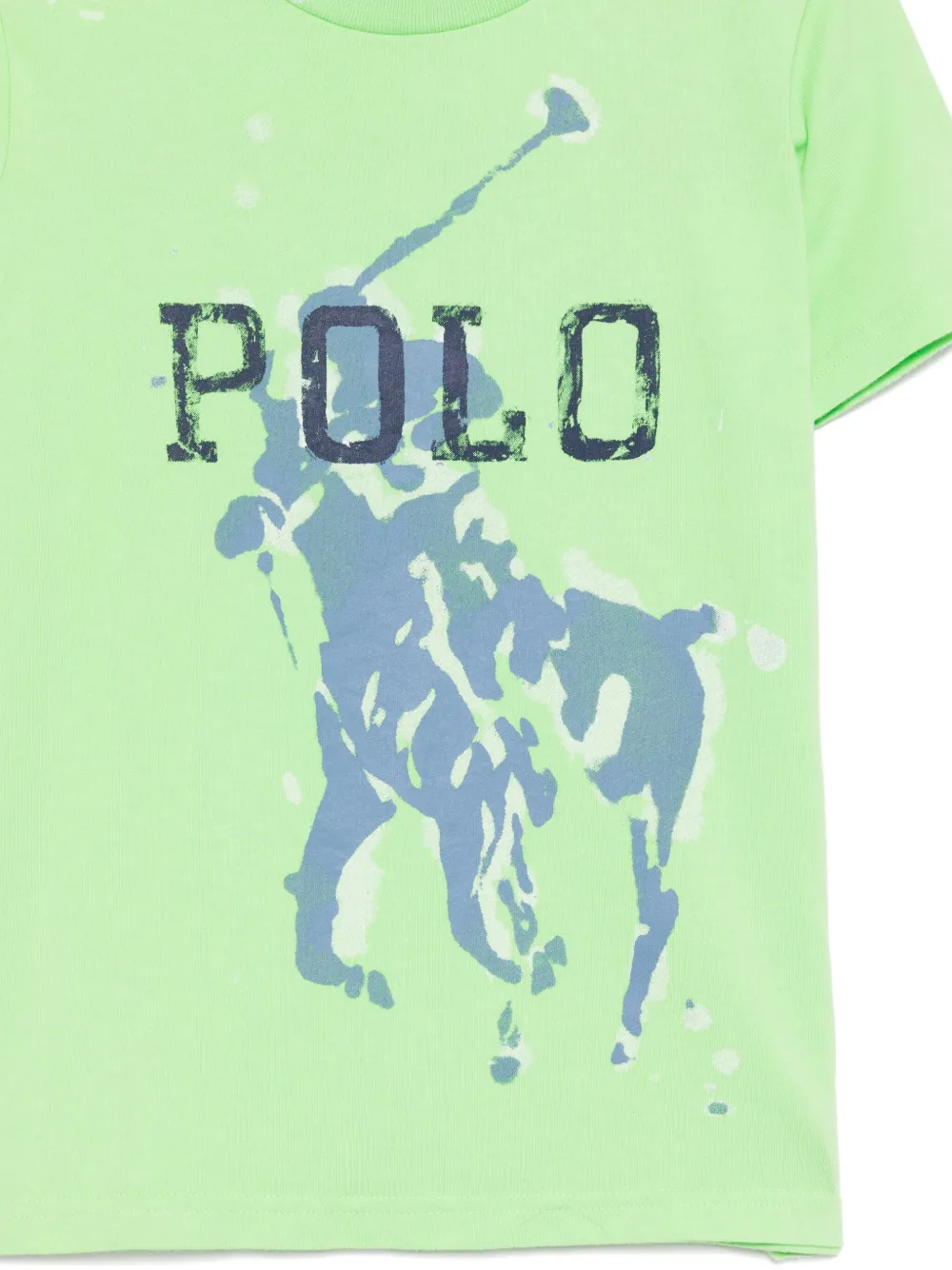 POLO RALPH LAUREN KIDS T-shirt met grafische print Groen