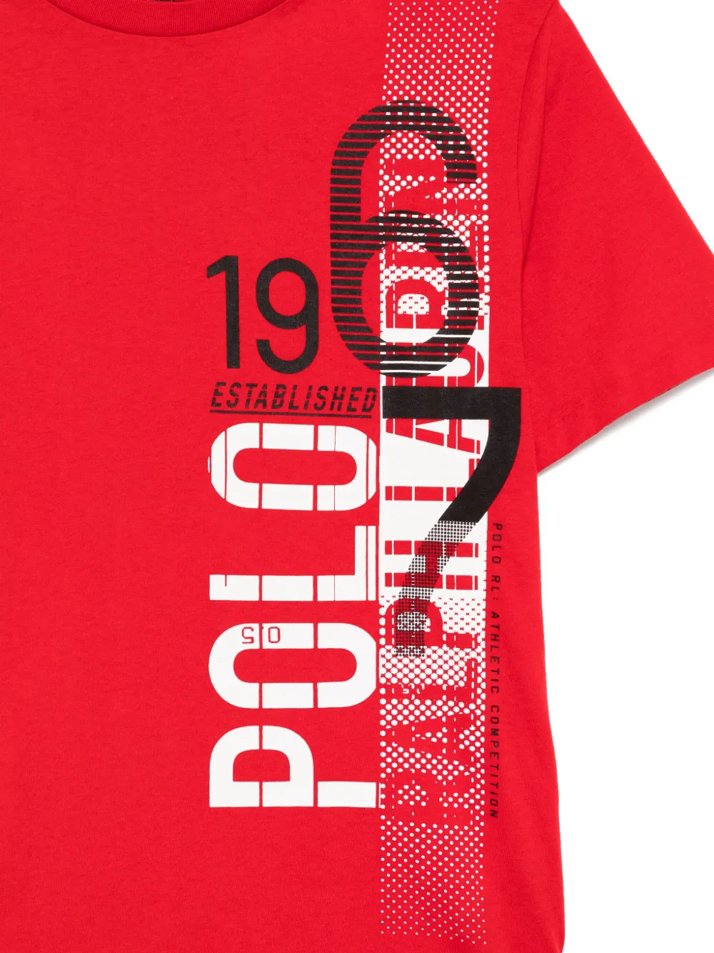 POLO RALPH LAUREN KIDS T-shirt met grafische print Rood