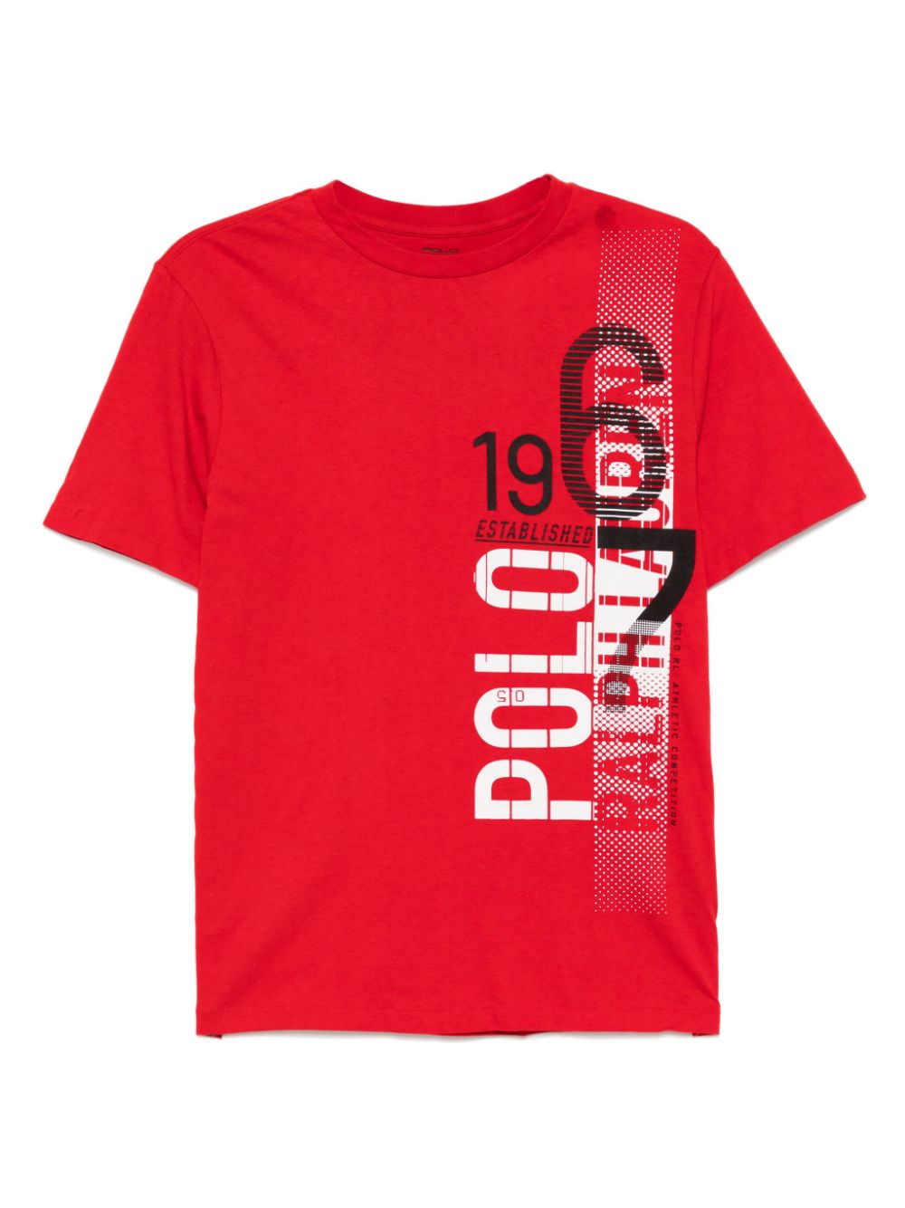 POLO RALPH LAUREN KIDS graphic print T-shirt - Red