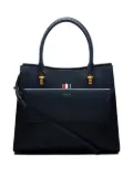 Thom Browne pebble grain leather tote bag - Blue