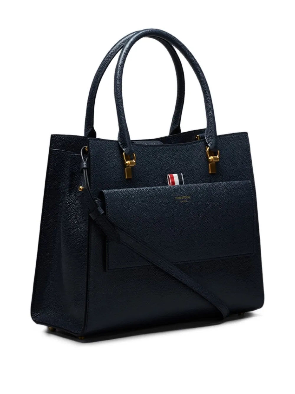 Thom Browne Leren shopper Blauw