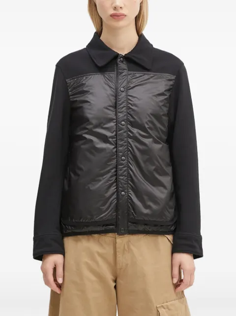 Y-3 panelled button-fastening jacket