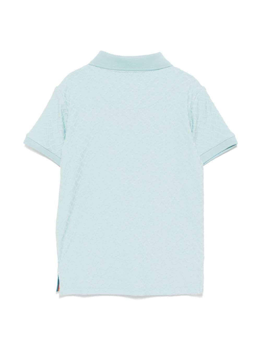 Paul Smith Junior Gebreid poloshirt - Blauw