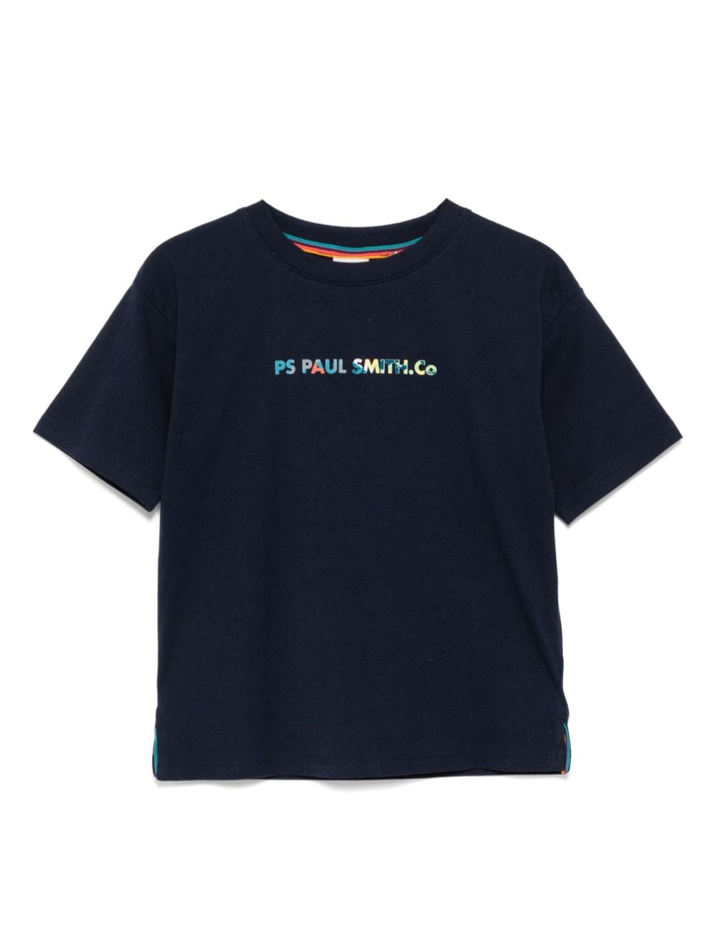 Shop Paul Smith Junior Printed T-shirt In Blue