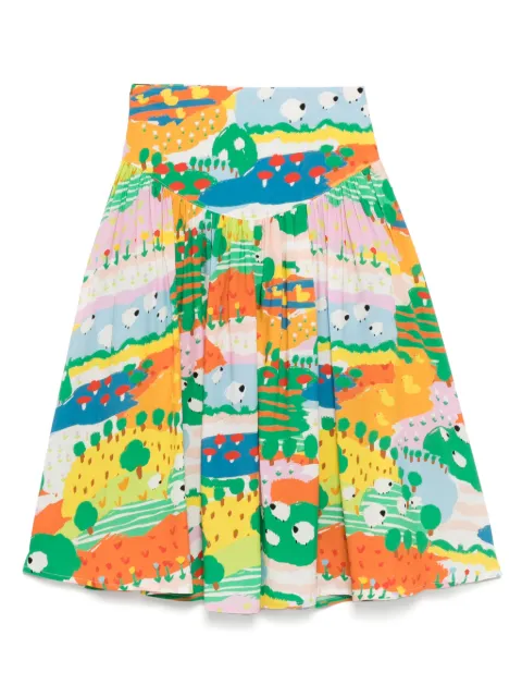 Stella McCartney Kids юбка с графичным принтом