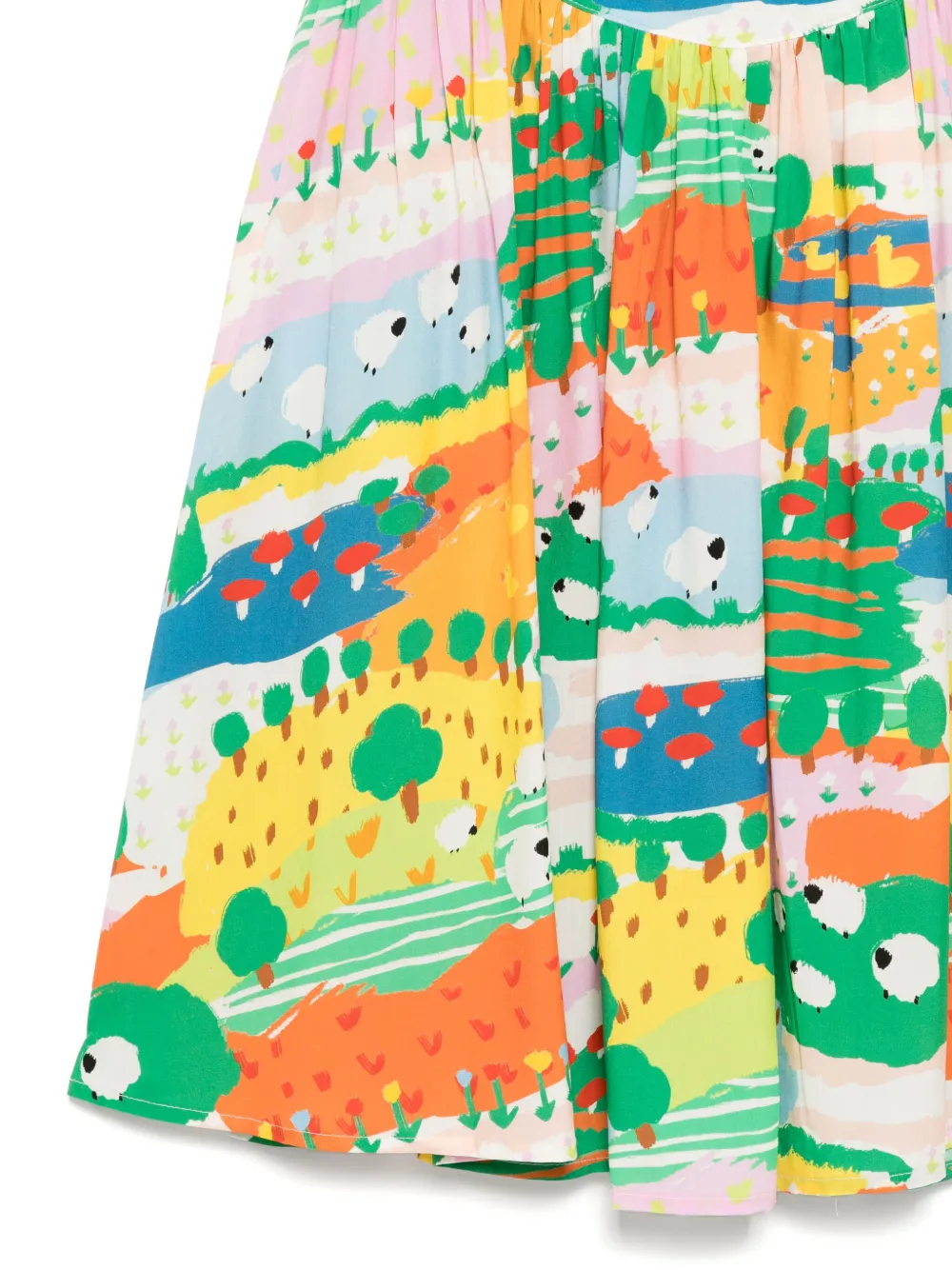 Stella McCartney Kids Rok met grafische print Blauw