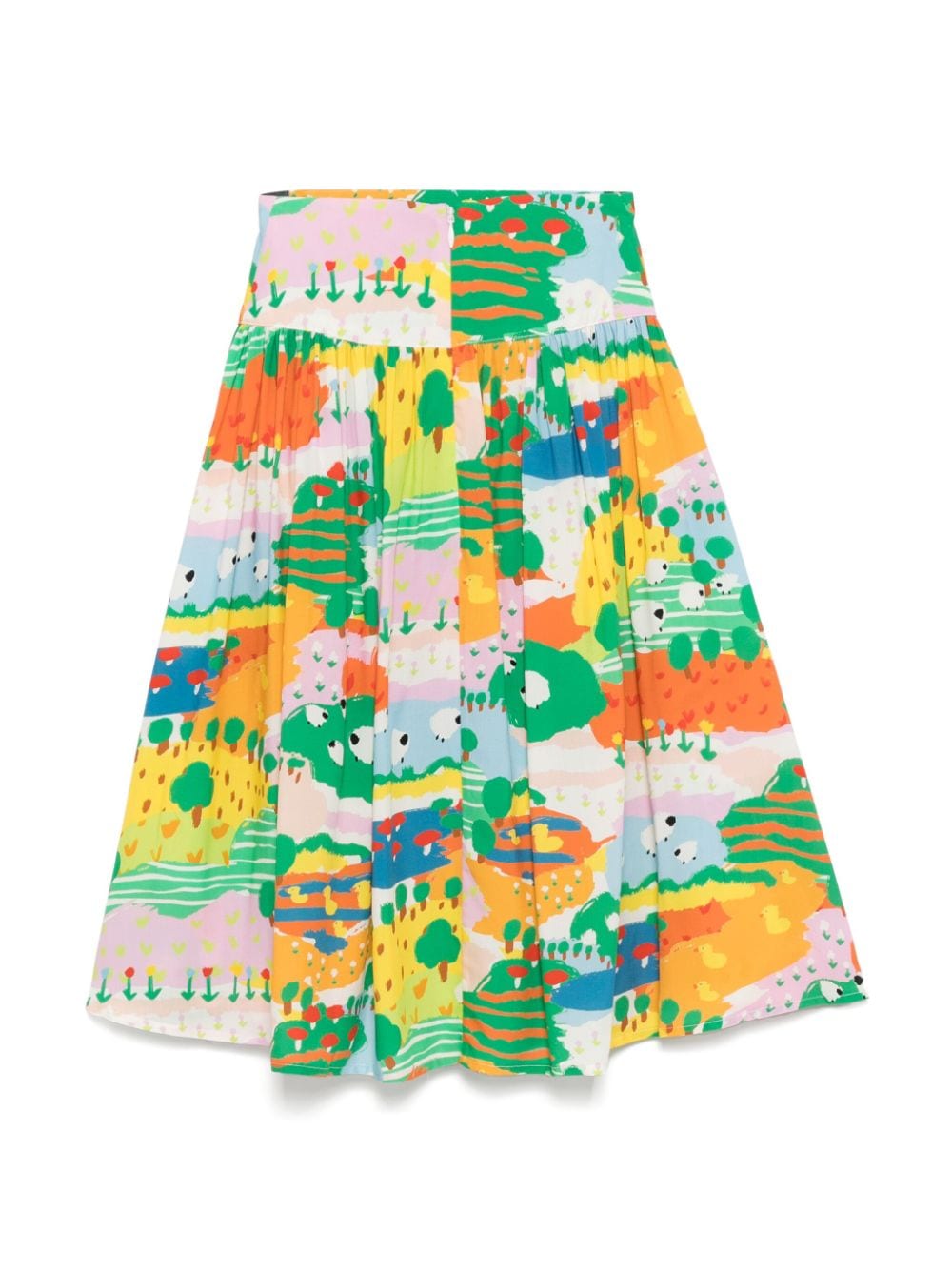 Stella McCartney Kids Rok met grafische print - Blauw