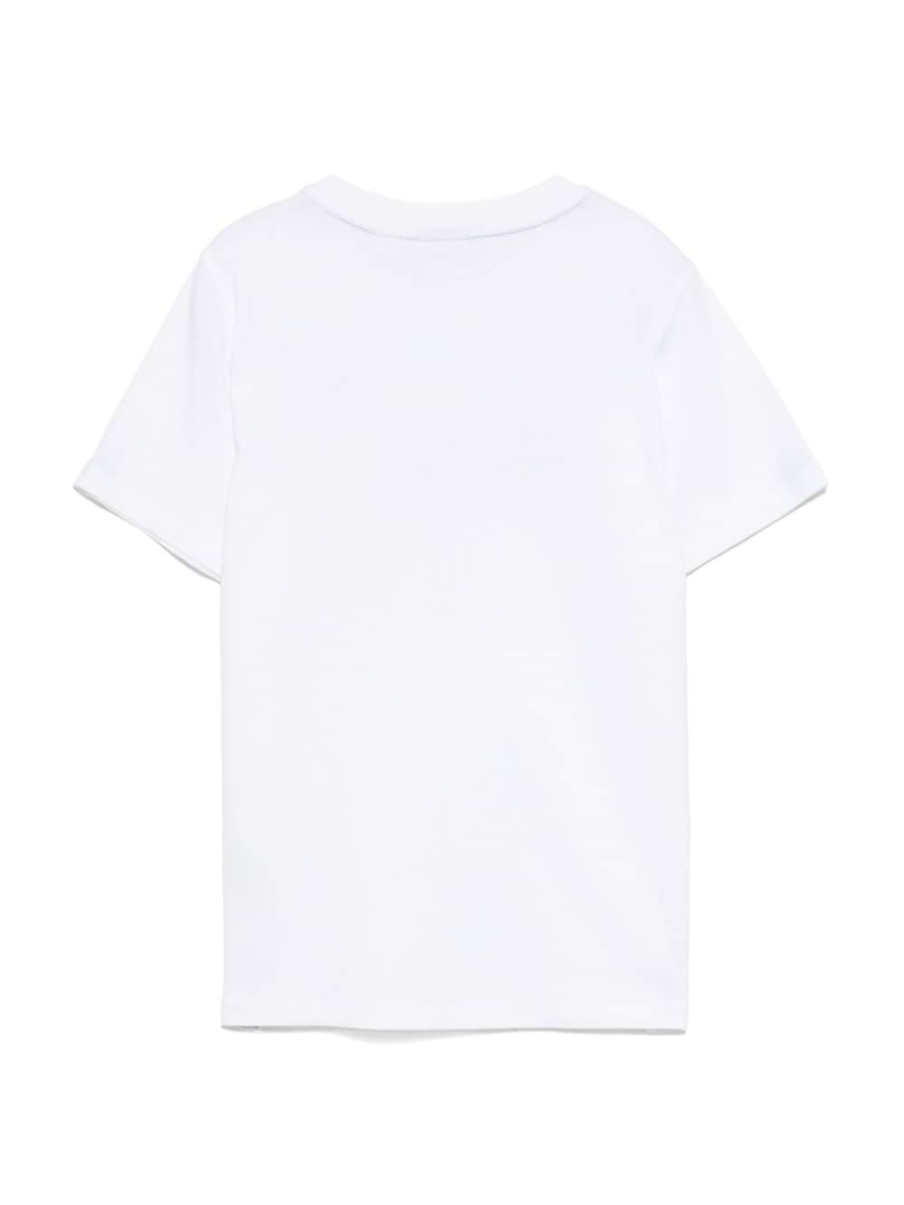 Paul Smith Junior T-shirt met artist streep - Wit