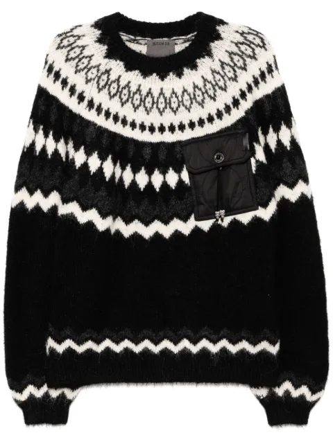 Musium Div. pattern-jacquard jumper